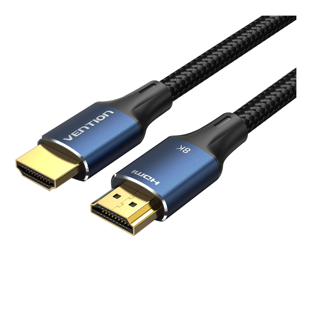 MONITOR CABLE (สายจอมอนิเตอร์) VENTION HDMI-A MALE TO MALE 4K HD CABLE PVC TYPE 2M BLACK (ALGLH)
