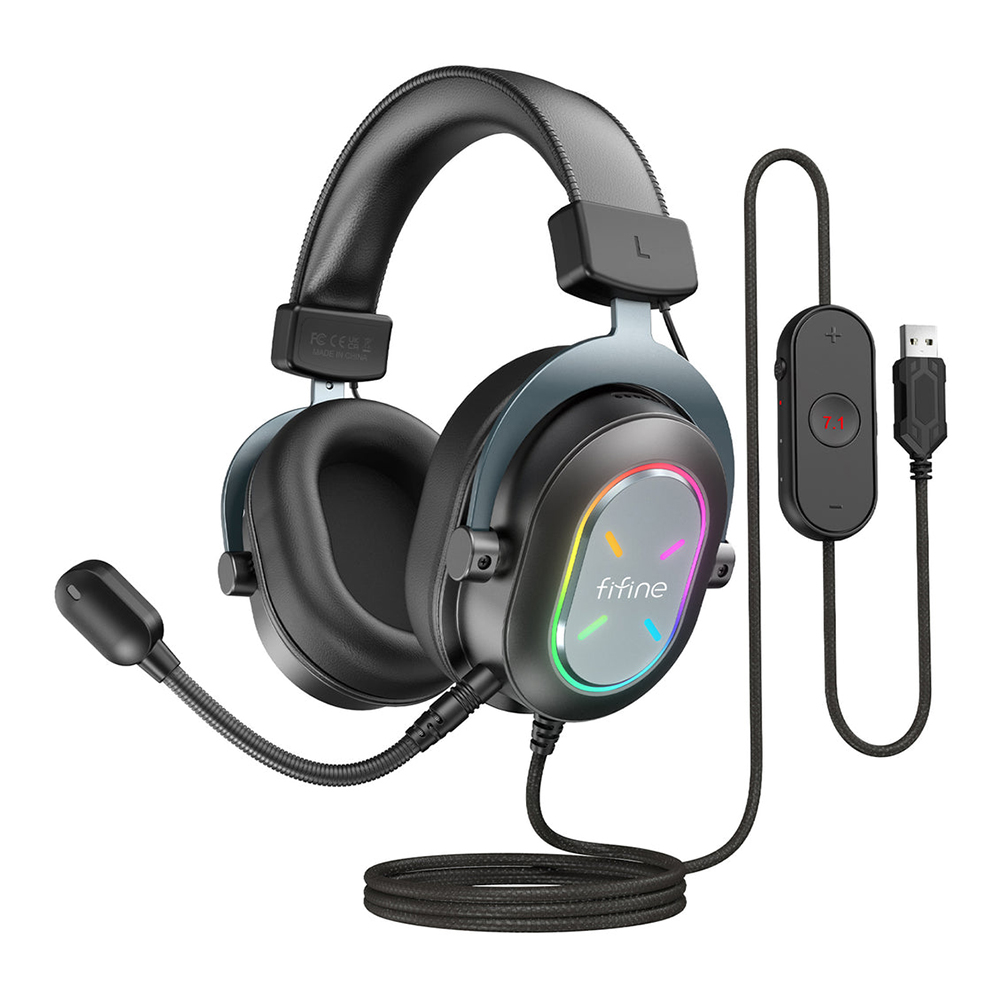 USB HEADSET (หูฟังยูเอสบี) FIFINE AMPLIGAME H6 (BLACK)