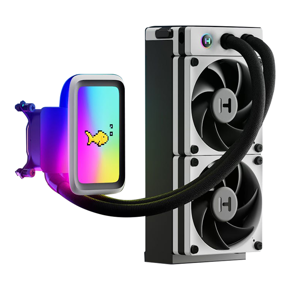 CPU LIQUID COOLER (ระบบระบายความร้อนด้วยน้ำ) HYTE THICC Q60 (WHITE)