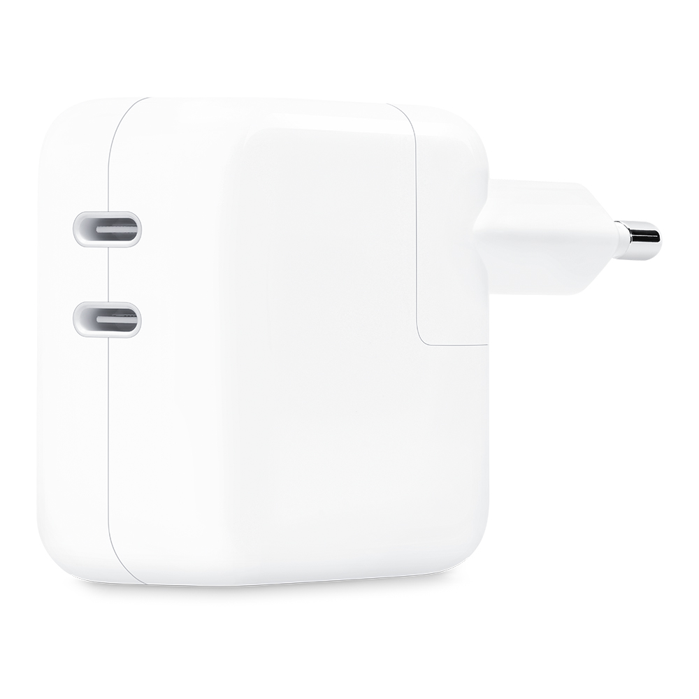 Apple 35W Dual USB-C Port Power Adapter (ขากลม)