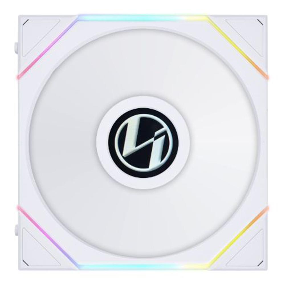 CASE FAN (พัดลมเคส) LIAN-LI UNI TL LCD REVERSE 140MM (14RTLLCD1W) (WHITE)