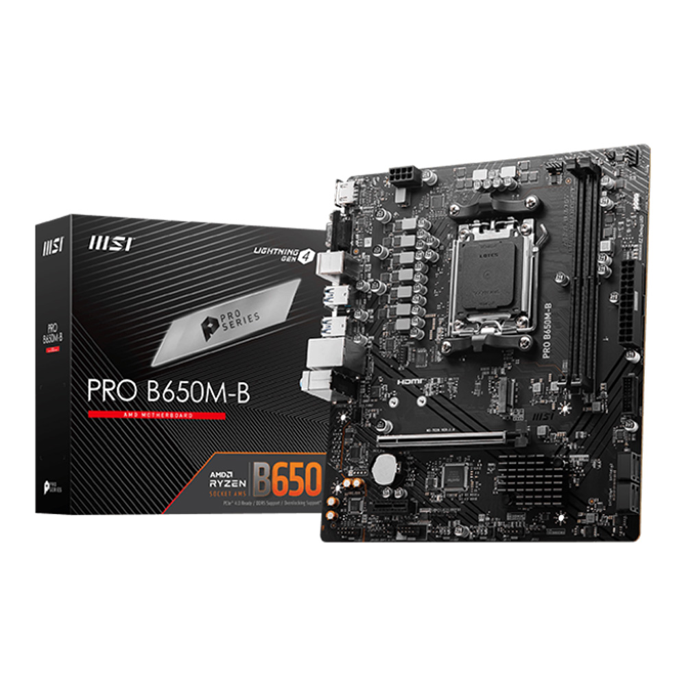 MSI Pro B650M-B DDR5 Micro-ATX