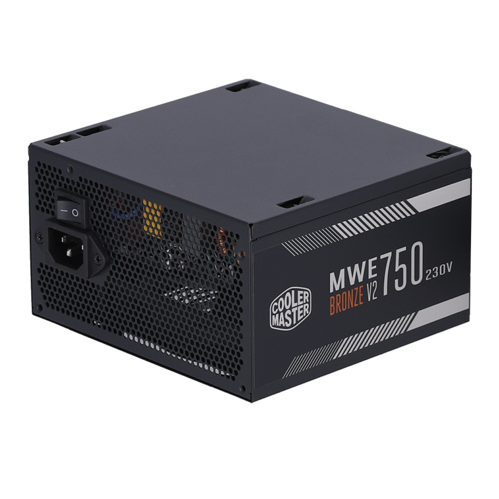 POWER SUPPLY (อุปกรณ์จ่ายไฟ) COOLER MASTER MWE 750 WHITE 230V - V2 - 750W 80 PLUS (BLACK) (ATX) (MPE-7501-ACABW-BTH)