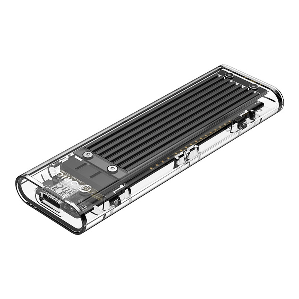 M.2 ENCLOSURE (กล่องใส่เอ็มดอททู) ORICO TCM2-C3 - NVMe M.2 SSD ENCLOSURE (10Gbps) (BLACK) (TCM2-C3-BK-BP)