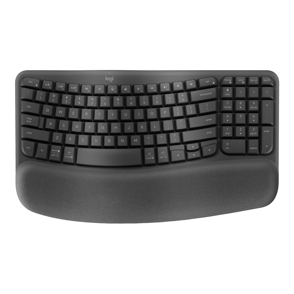 WIRELESS KEYBOARD (คีย์บอร์ดไร้สาย) LOGITECH WAVE KEYS (GRAPHITE) (EN/TH)