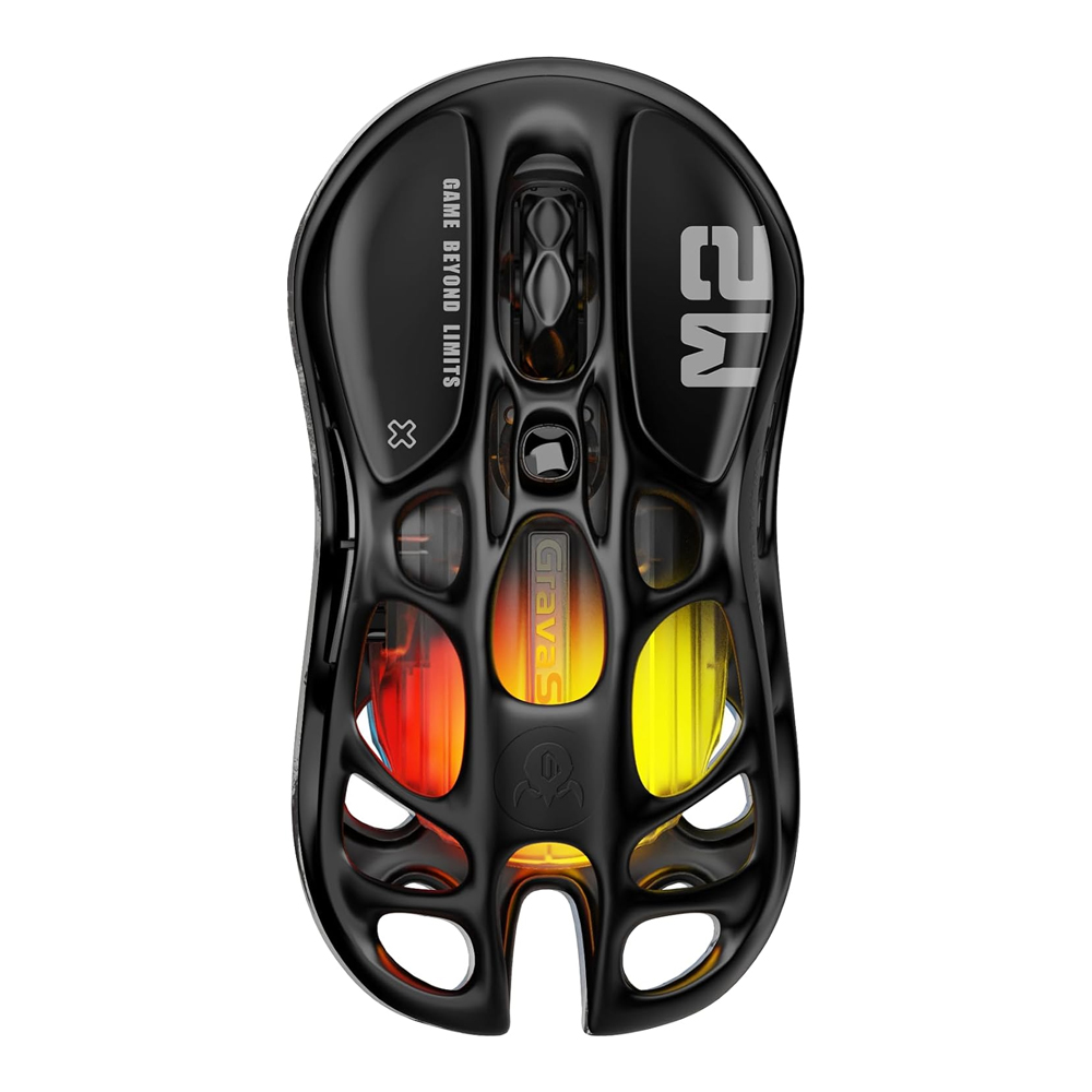 WIRELESS MOUSE (เมาส์ไร้สาย) GRAVASTAR WIRELESS GAMING MERCURY M2 (STEALTH BLACK)