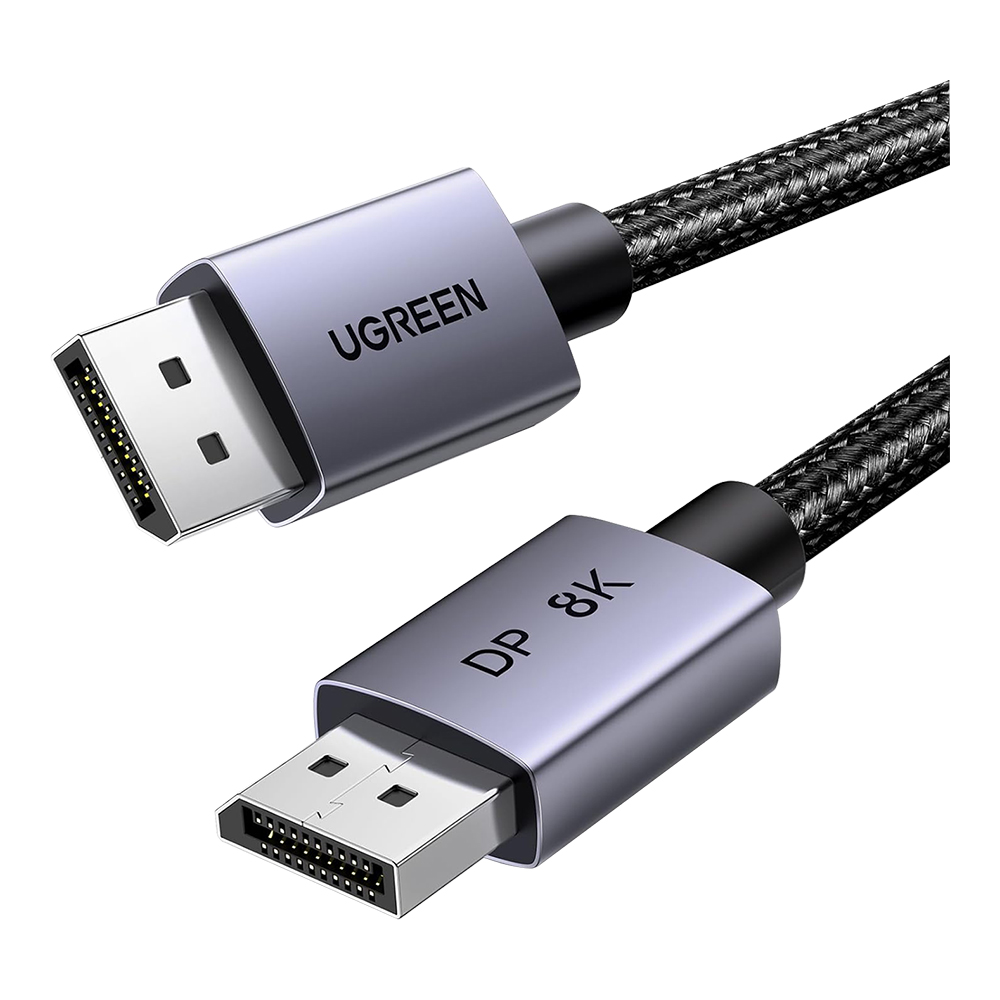 MONITOR CABLE (สายจอมอนิเตอร์) UGREEN DP120 DISPLAYPORT 8K CABLE 2M (25905)