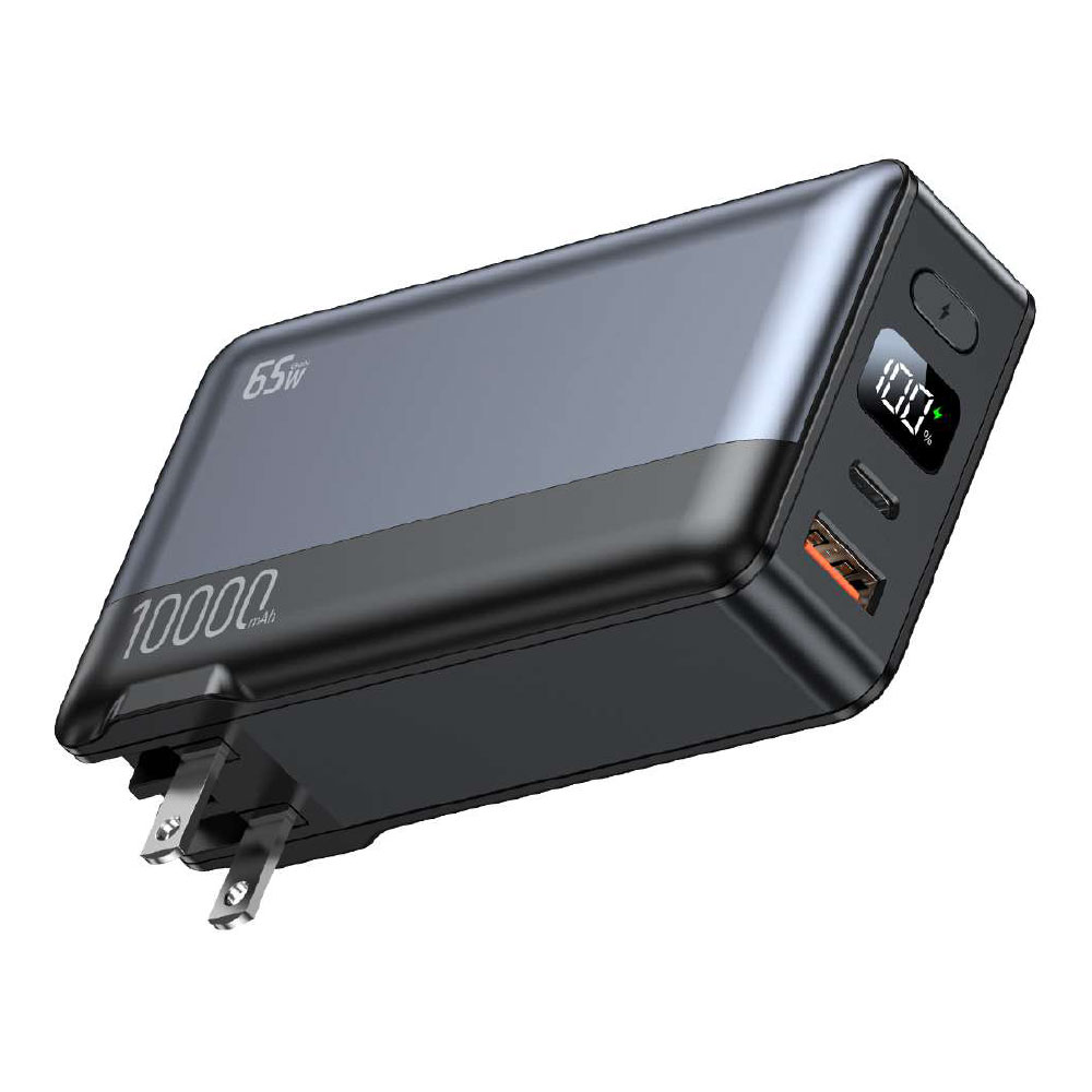 POWER BANK (พาวเวอร์แบงค์) ALPHA-X PWB&AD ALPC10-16PD 65W 10K mAh (BLACK)