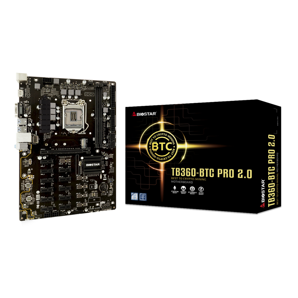 MAINBOARD (เมนบอร์ด) BIOSTAR TB360-BTC PRO 2.0 VER. 6.X