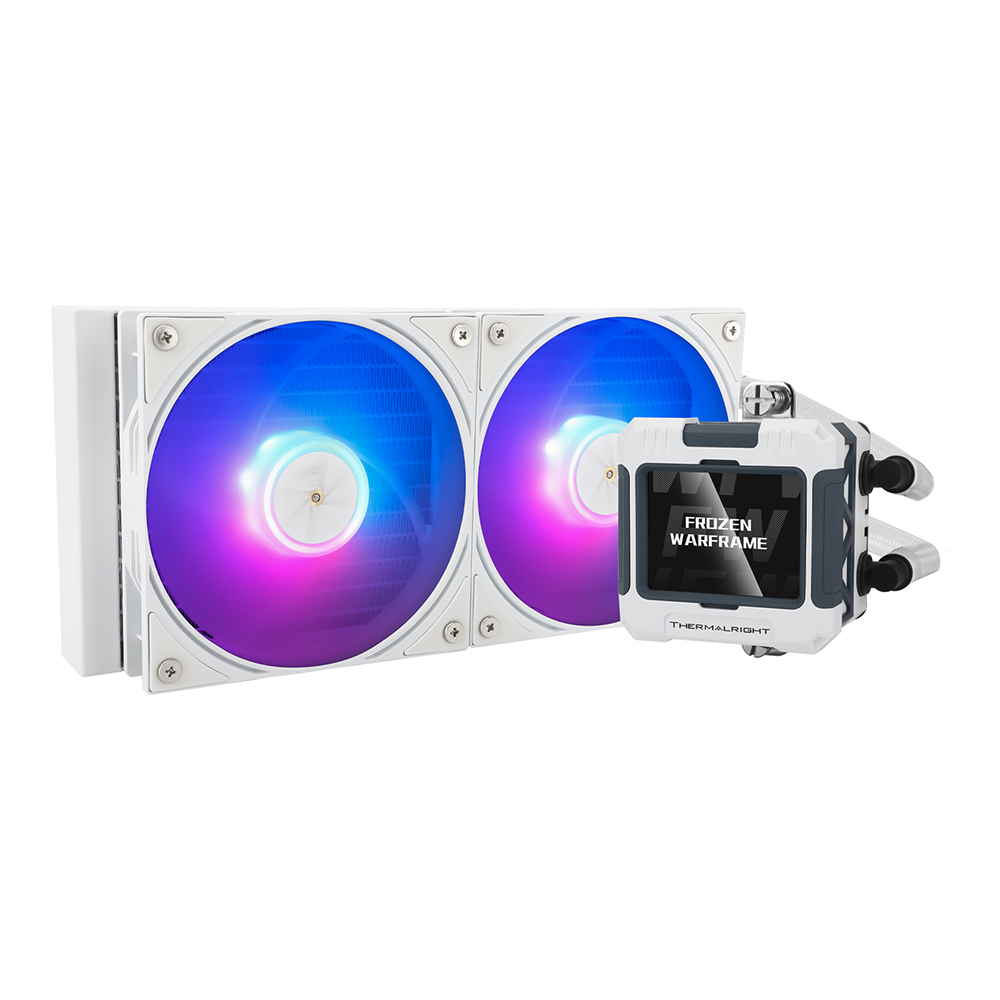 CPU LIQUID COOLER (ระบบระบายความร้อนด้วยน้ำ) THERMALRIGHT FROZEN WARFRAME 240 WHITE ARGB