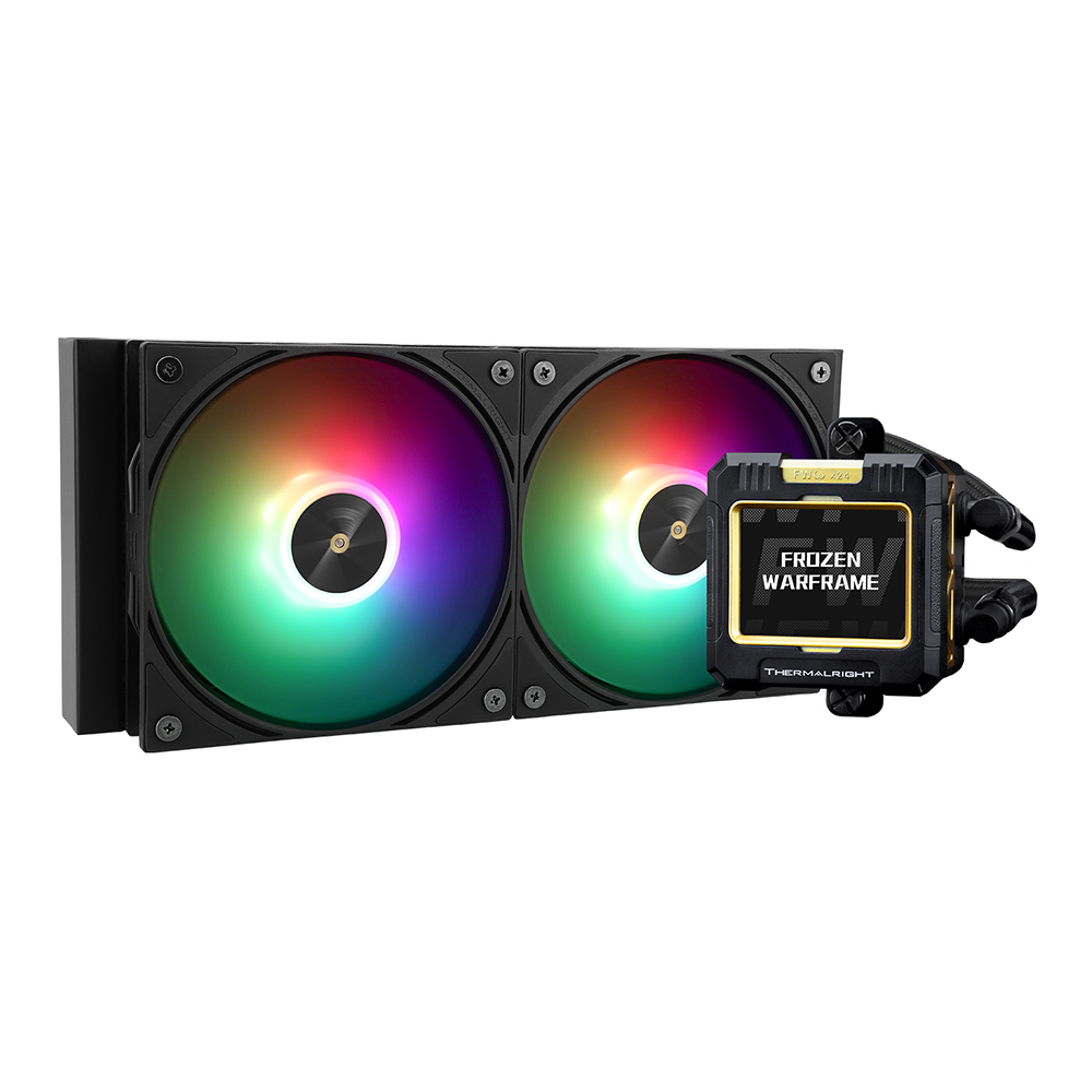 CPU LIQUID COOLER (ระบบระบายความร้อนด้วยน้ำ) THERMALRIGHT FROZEN WARFRAME 240 BLACK ARGB