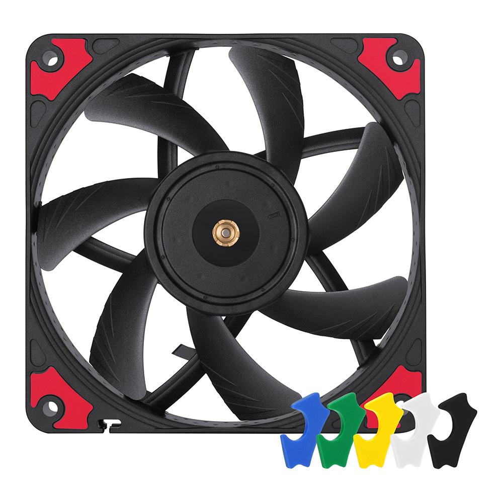 CASE FAN (พัดลมเคส) NOCTUA NF-A12X15 PWM CHROMAX.BLACK.SWAP