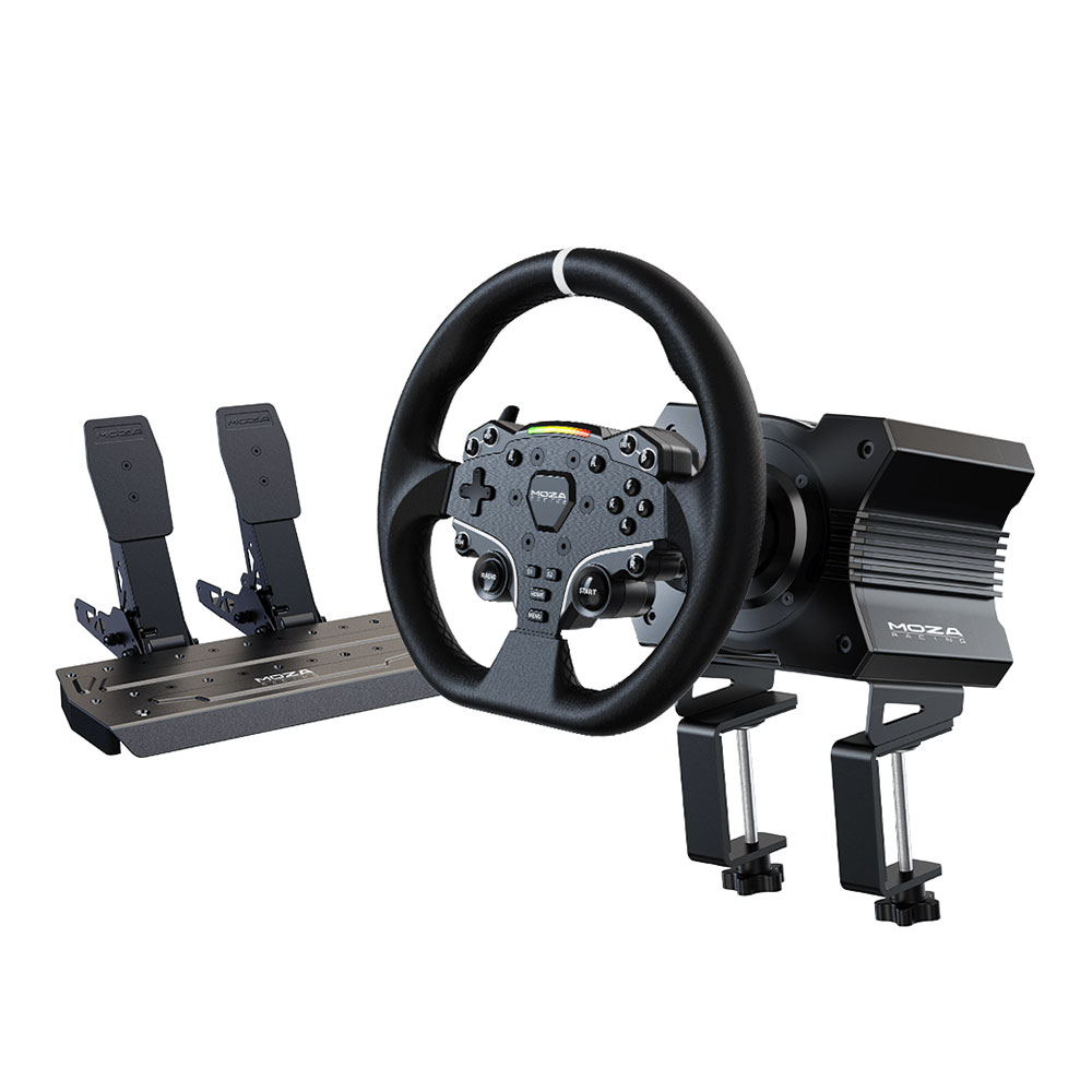 RACING WHEEL CONTROLLER (คอนโทรลเลอร์พวงมาลัย) MOZA R5 BUNDLE (MZ-RS20)