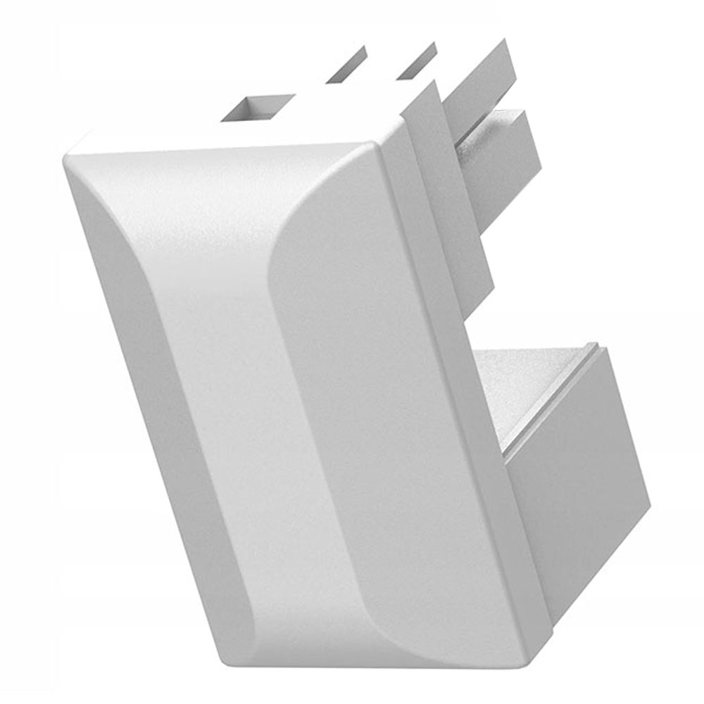 GPU POWER ADAPTER (อะแดปเตอร์เชื่อมต่อการ์ดจอ) EZDIY-FAB PCIE 8 PIN ANGLE ADAPTER STD-WHITE (EZDPI161-9)