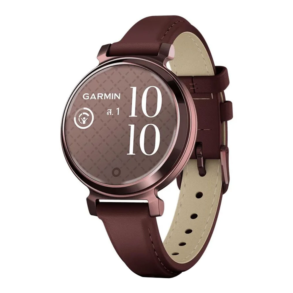 SMART WATCH (นาฬิกาอัจฉริยะ) GARMIN LILY 2 CLASSIC (DARK BRONZE WITH MULBERRY LEATHER BAND) (010-02839-61)