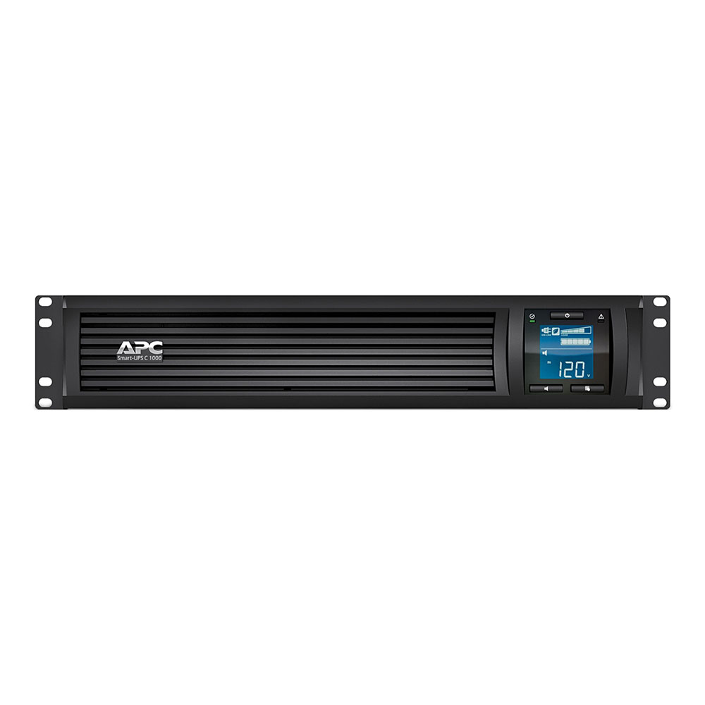 UPS (เครื่องสำรองไฟฟ้า) APC SMART SMC LCD RM 2U 230V 1000VA/600W WITH SMART CONNECT (SMC1000I-2UC)