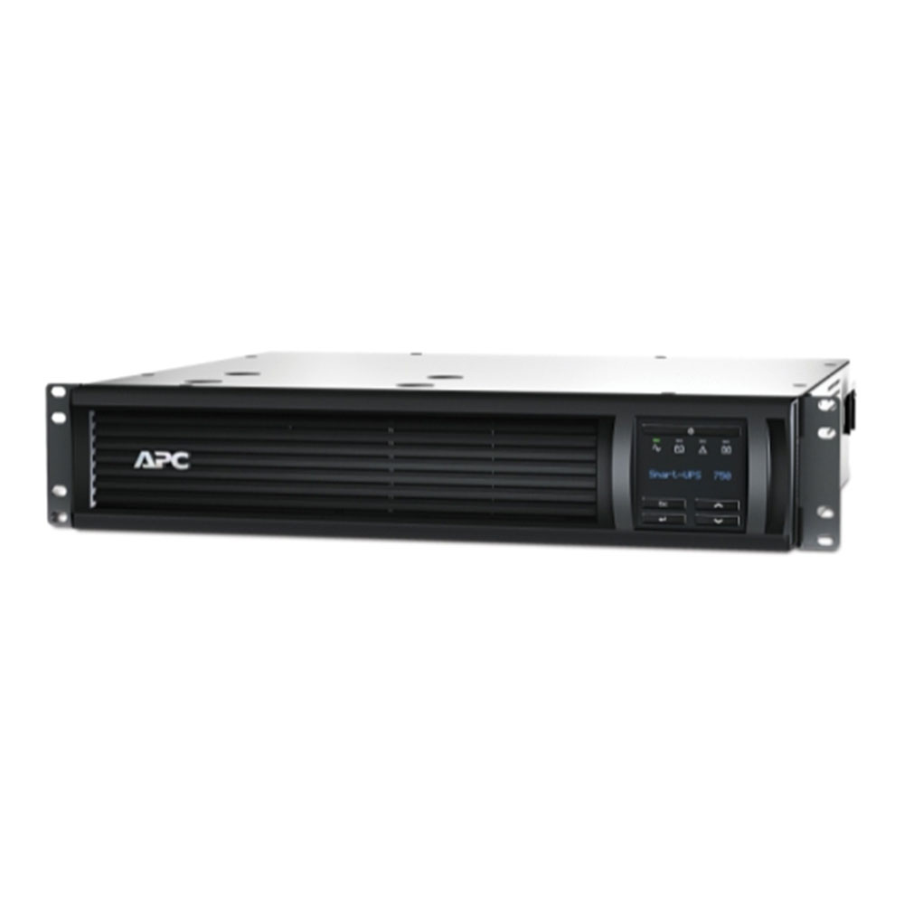 UPS (เครื่องสำรองไฟฟ้า) APC SMART SMT LCD RM 2U 230V 750VA/500W WITH SMART CONNECT (SMT750RMI2UC)
