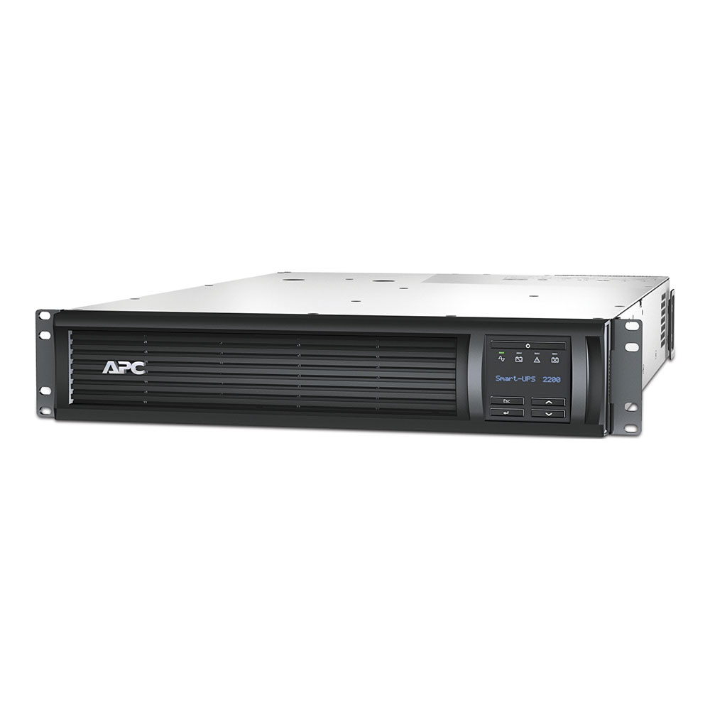 UPS (เครื่องสำรองไฟฟ้า) APC SMART SMT LCD RM 2U 230V 2200VA/1980W WITH NETWORK CARD (SMT2200RMI2UNC)