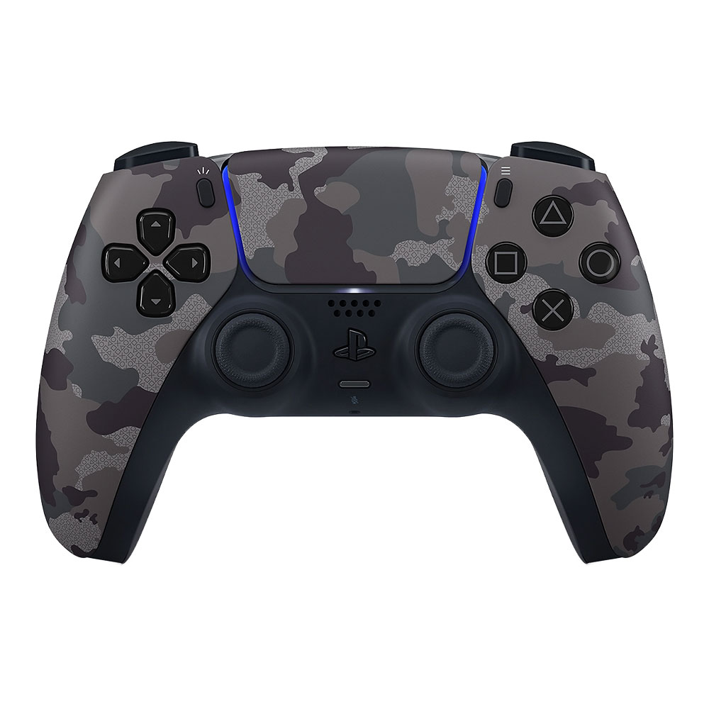 WIRELESS CONTROLLER (คอนโทรลเลอร์ไร้สาย) SONY DUALSENSE - GREY CAMOUFLAGE (CFI-ZCT1G 06)