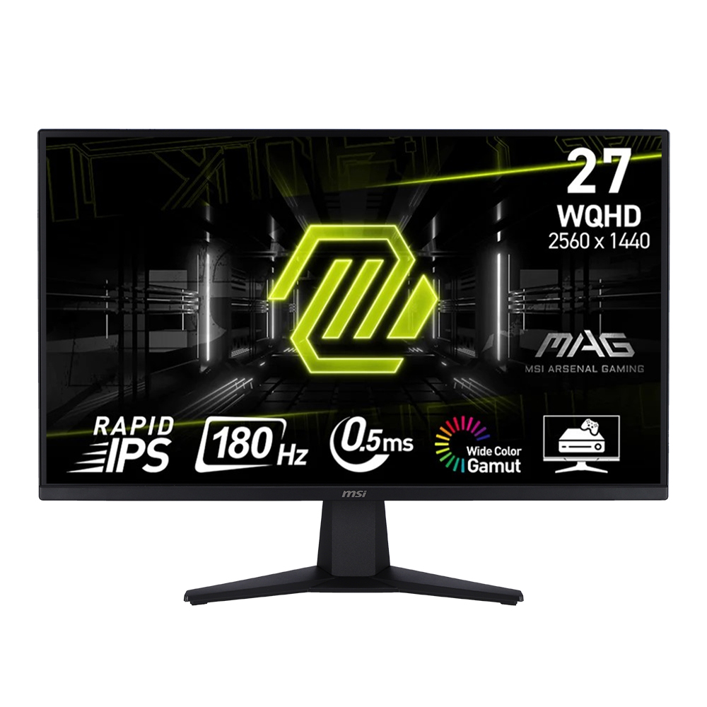 Monitor (จอมอนิเตอร์) MSI MAG 275QF - 27 Inch Rapid IPS 2K 180Hz Adaptive Sync