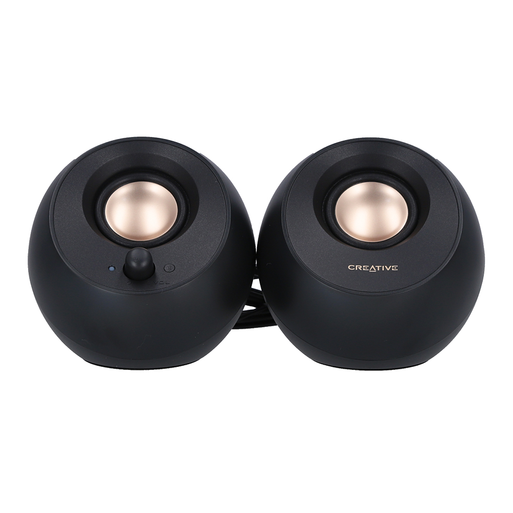BLUETOOTH SPEAKER (ลำโพงบลูทูธ) CREATIVE PEBBLE V3 (BLACK)