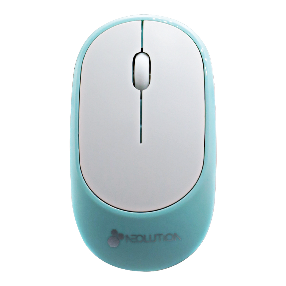 WIRELESS MOUSE (เมาส์ไร้สาย) NEOLUTION CUBE (CYAN)