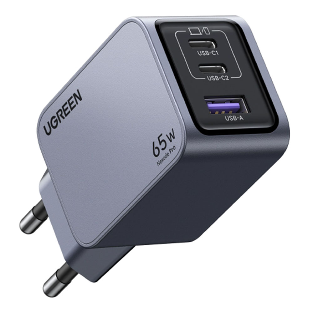 CHARGER (ที่ชาร์จ) UGREEN X755 USB-C 2 PORTS USB-A 1 PORTS 65W (25829)