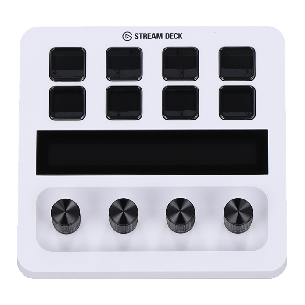 KEYPAD (แผงแป้นพิเศษ) ELGATO STREAM DECK+ (WHITE) (10GBD9911)