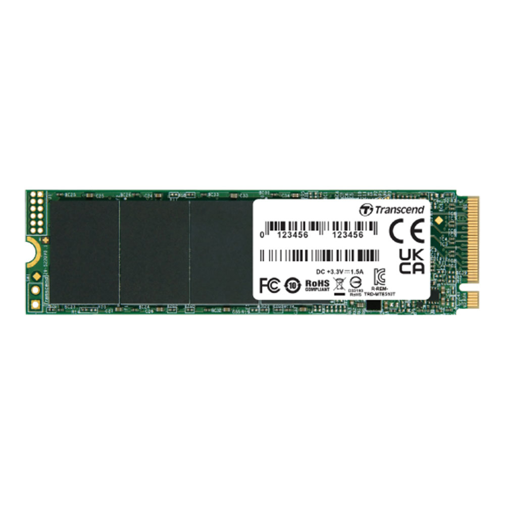 512 GB SSD (เอสเอสดี) TRANSCEND MTE110S M.2 2280 PCIe GEN3 x4 3D NVMe (TS512GMTE110S)