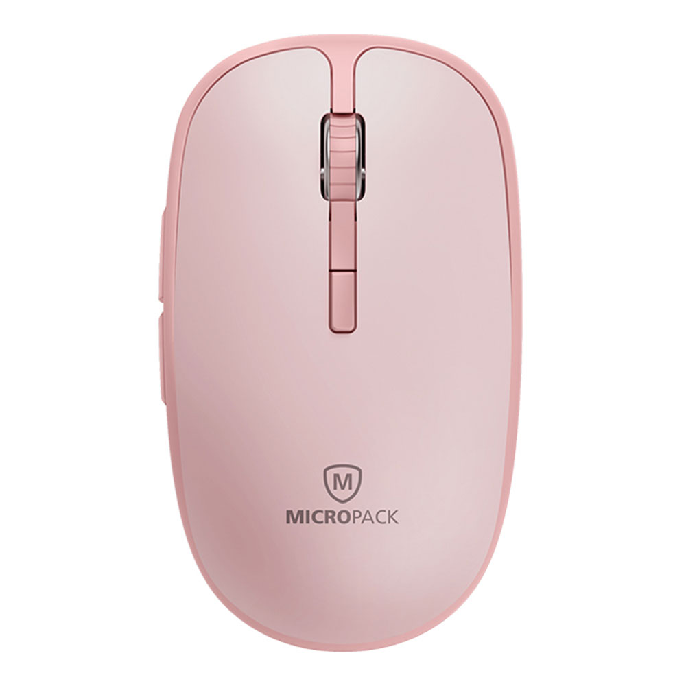 WIRELESS MOUSE (เมาส์ไร้สาย)  MICROPACK DUAL MODES WIRELESS MP-729B (PINK)