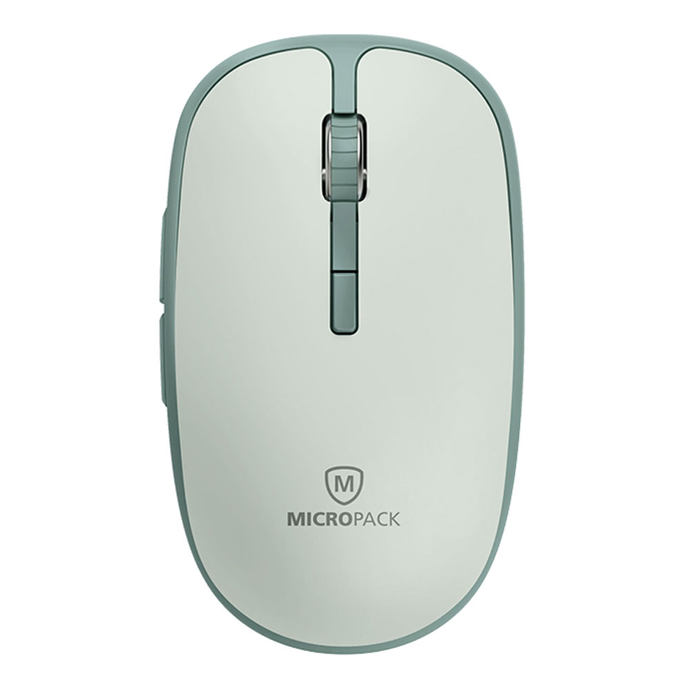 WIRELESS MOUSE (เมาส์ไร้สาย) MICROPACK DUAL MODES WIRELESS MP-729B (GREEN)