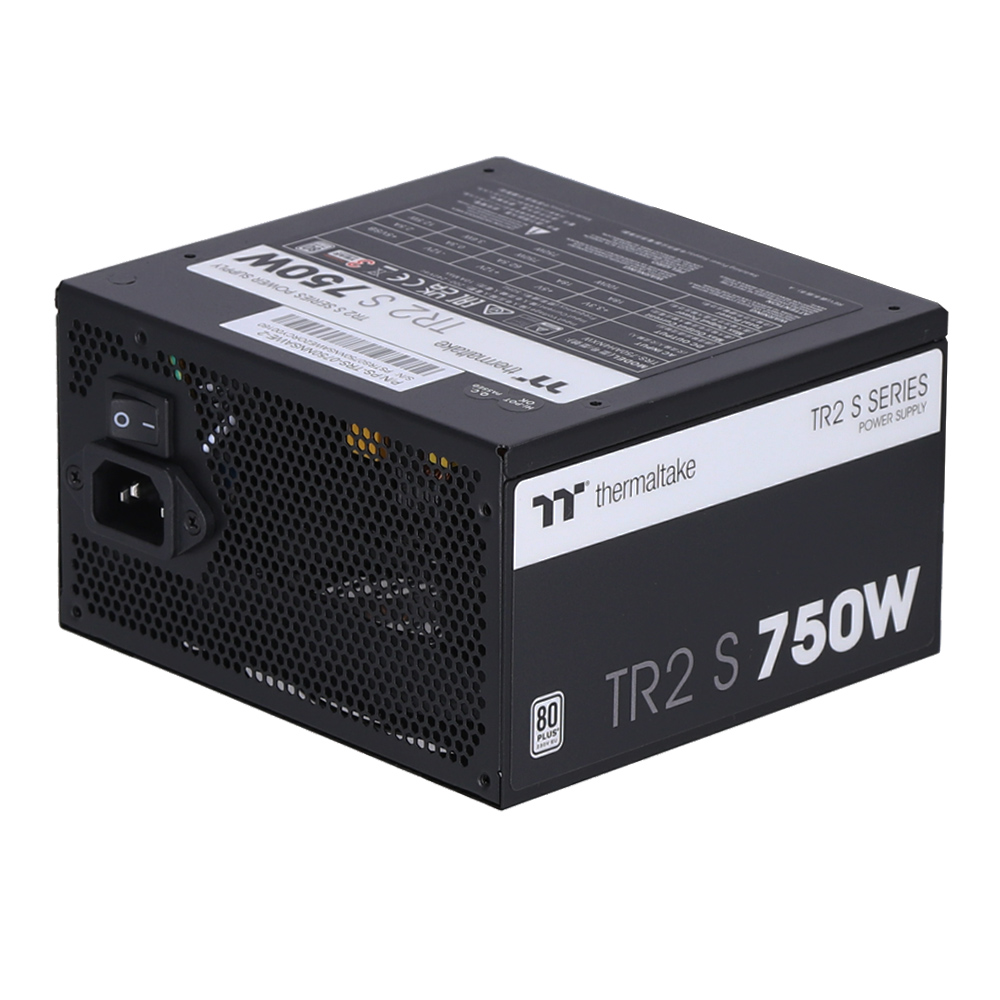 POWER SUPPLY (อุปกรณ์จ่ายไฟ) THERMALTAKE TR2 S 750W (DC TO DC VERSION) - 750W 80 PLUS BLACK ATX (PS-TRS-0750NNSAWE-2)