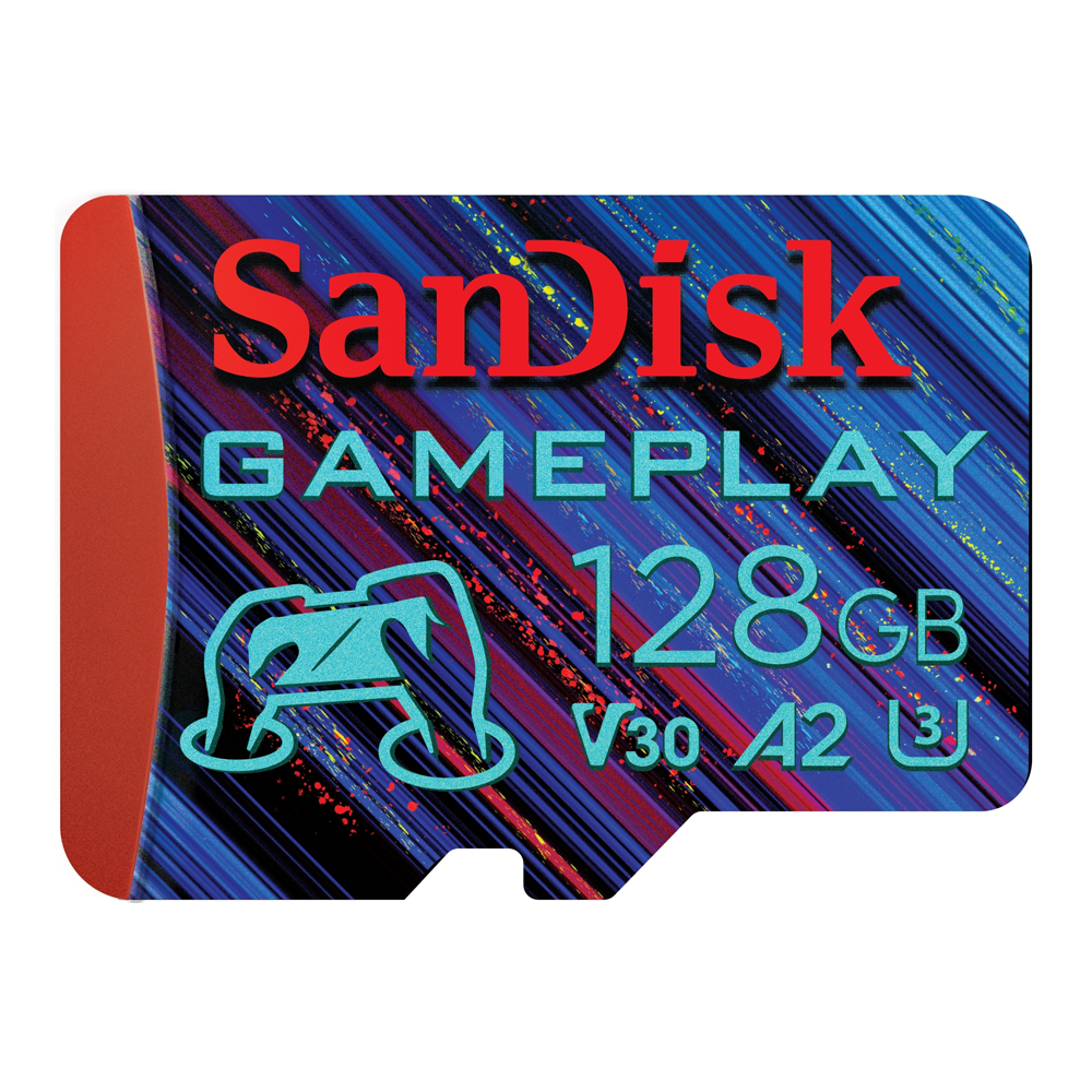 128 GB MICRO SD CARD (ไมโครเอสดีการ์ด) SANDISK GAMEPLAY (SDSQXAA-128G-GN6XN)