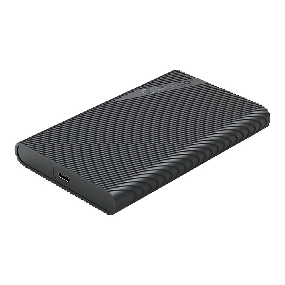 2.5 INCH ENCLOSURE (กล่องใส่ฮาร์ดดิสก์ 2.5 นิ้ว) ORICO 2.5 INCH PORTABLE ENCLOSURE (BLACK) (2521C3-BK-BP)