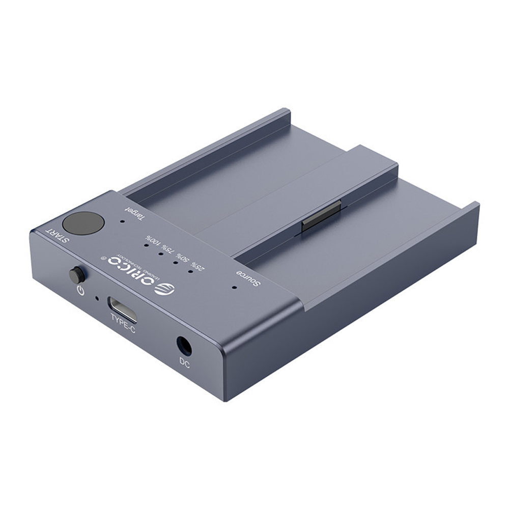 SSD DUPLICATOR (เครื่องคัดลอกเอสเอสดี) ORICO M2P2-C3-C - NVMe M.2 SSD DUPLICATOR (M2P2-C3-C-US-GY-BP)