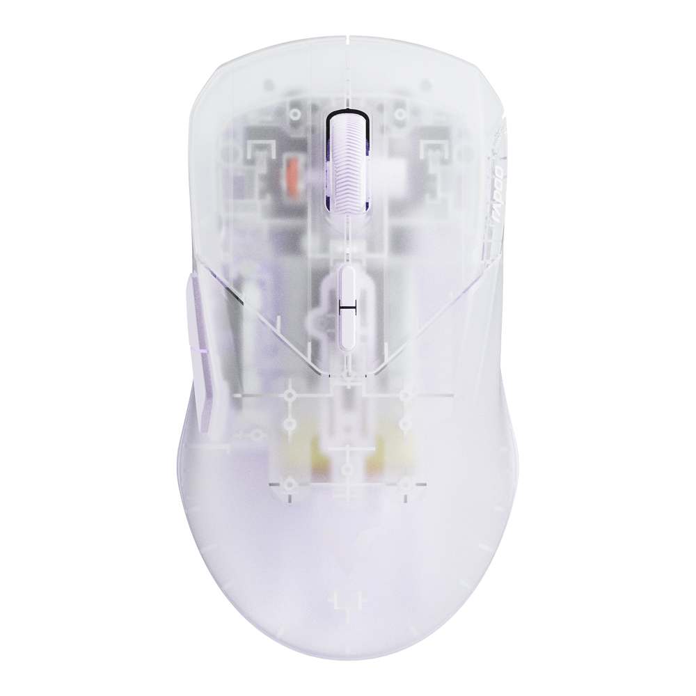 WIRELESS MOUSE (เมาส์ไร้สาย) RAPOO VT9 AIR (TRANSLUCENT PURPLE)