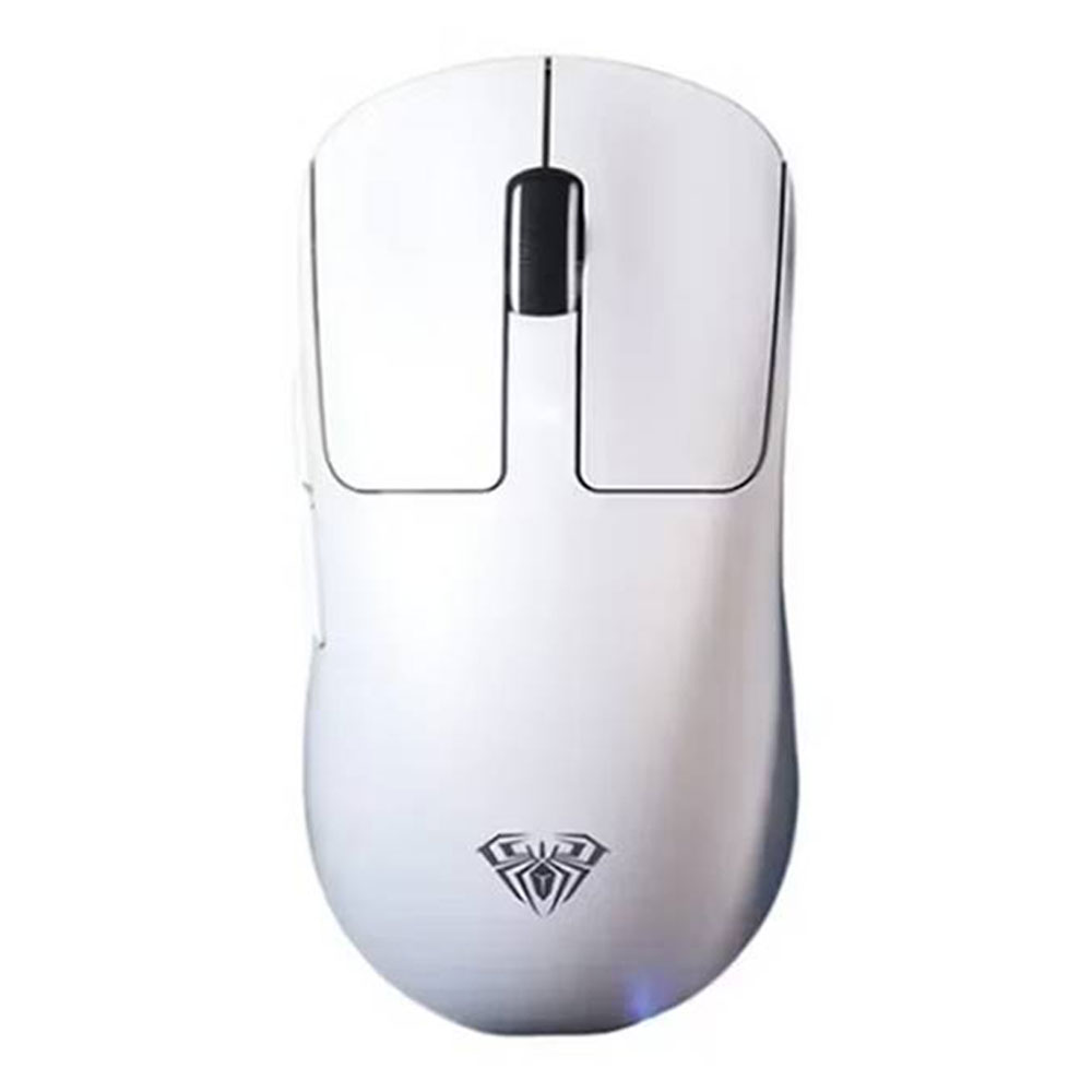 WIRELESS MOUSE (เมาส์ไร้สาย) AULA SC680 3IN1 GAMING MODE (WHITE)