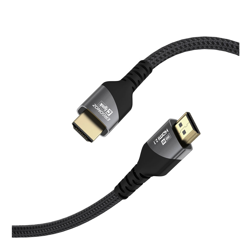 MONITOR CABLE (สายจอมอนิเตอร์) ERGONOZ CLYNK HDMI TO HDMI 2.1 (EGN-CLYNK-HDMI2.1-HD2HD-2M) 2M