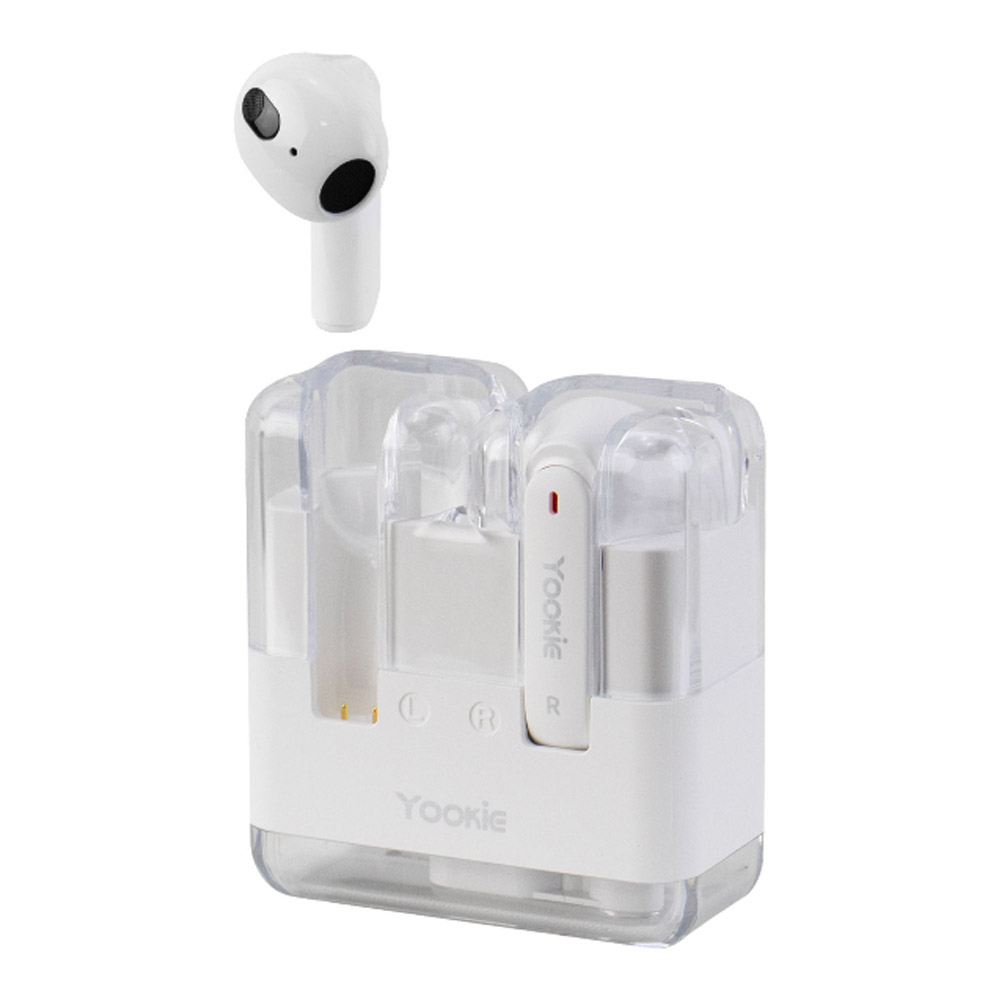 TRUE WIRELESS (หูฟังไร้สาย) YOOKIE YKS58 (WHITE)