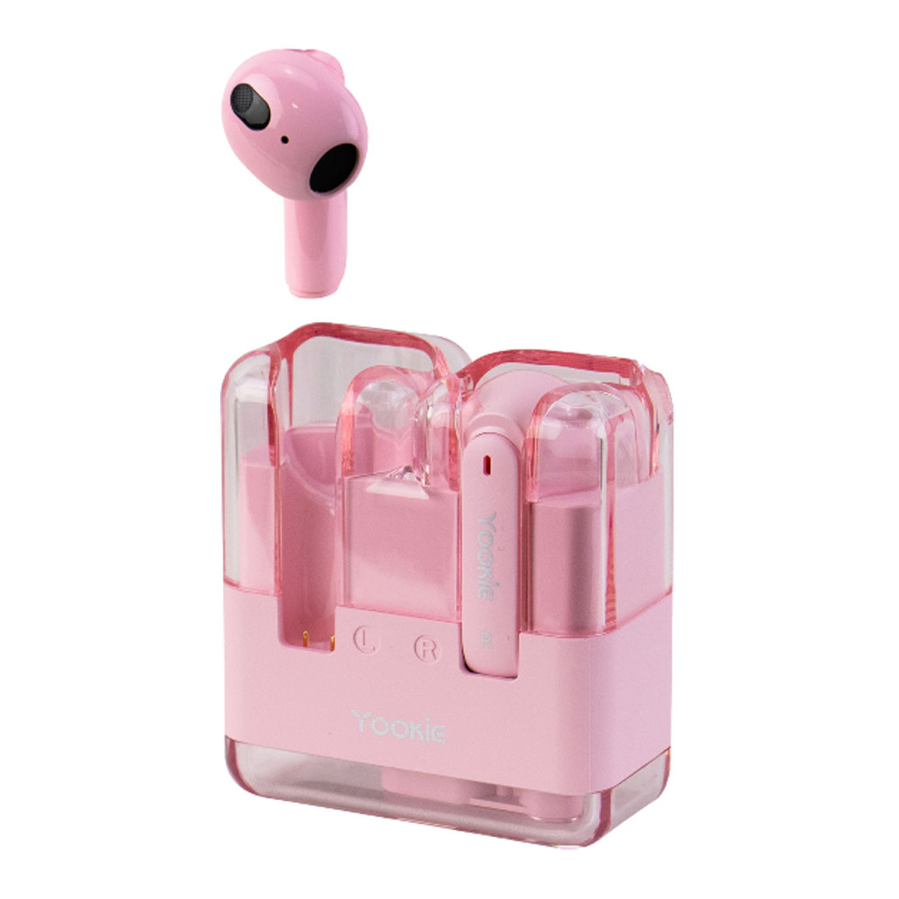 TRUE WIRELESS (หูฟังไร้สาย) YOOKIE YKS58 (PINK)