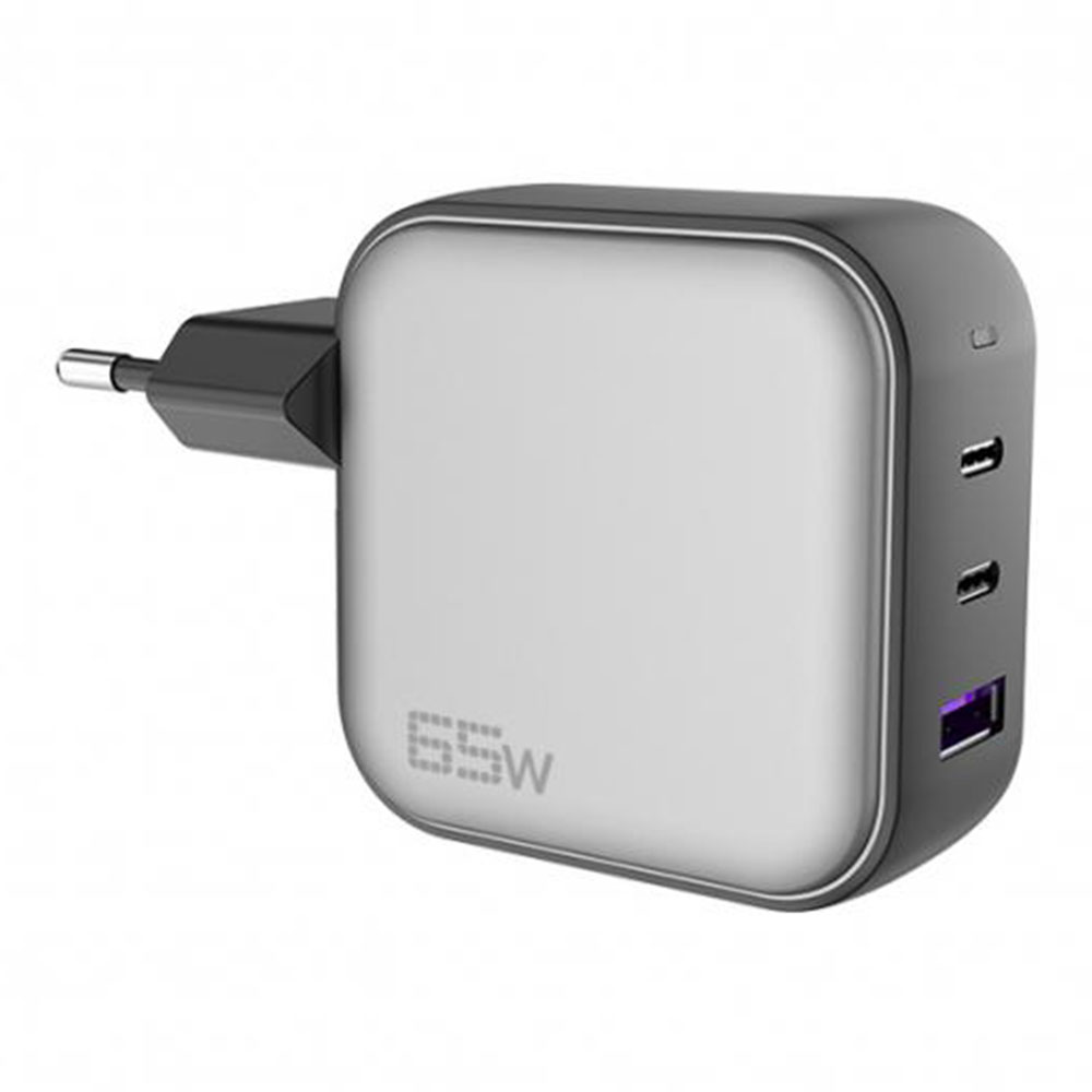 CHARGER (ที่ชาร์จ) UVOLT 3PORT 1QC+2PD 65W (PD-103AC) (GRAY)