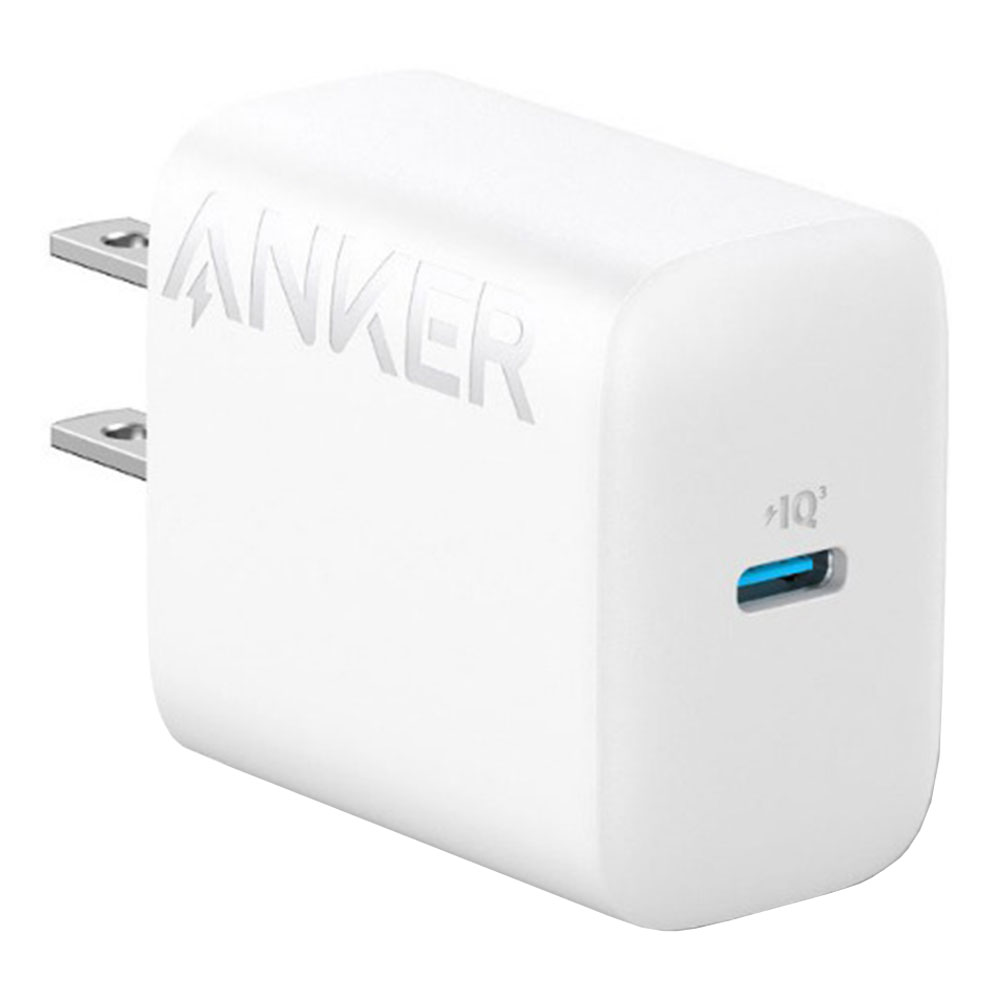 CHARGER (ที่ชาร์จ) ANKER POWERPORT USB-C 20W (A2347J21) (WHITE)