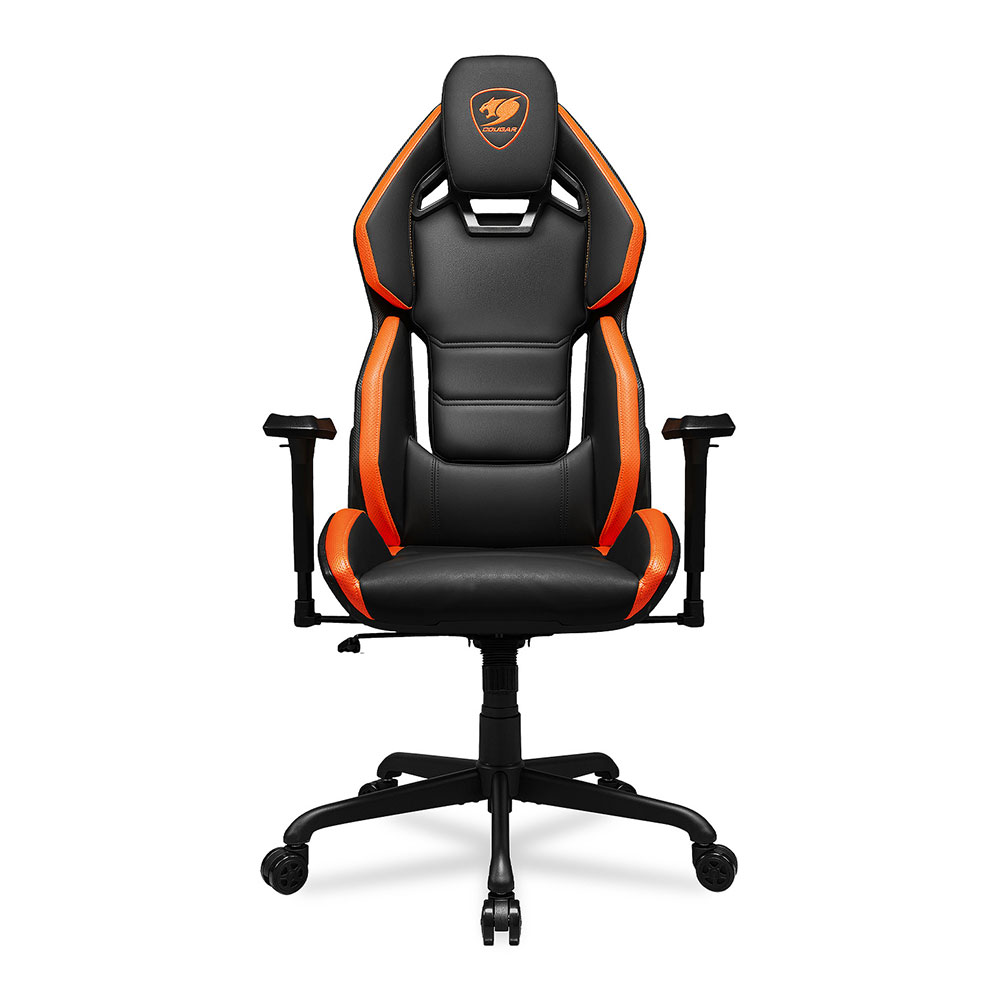GAMING CHAIR (เก้าอี้เกมมิ่ง) COUGAR GAMING HOTROD (CGR-HOTROD) (BLACK-ORANGE) (สินค้าต้องประกอบก่อนใช้งาน)