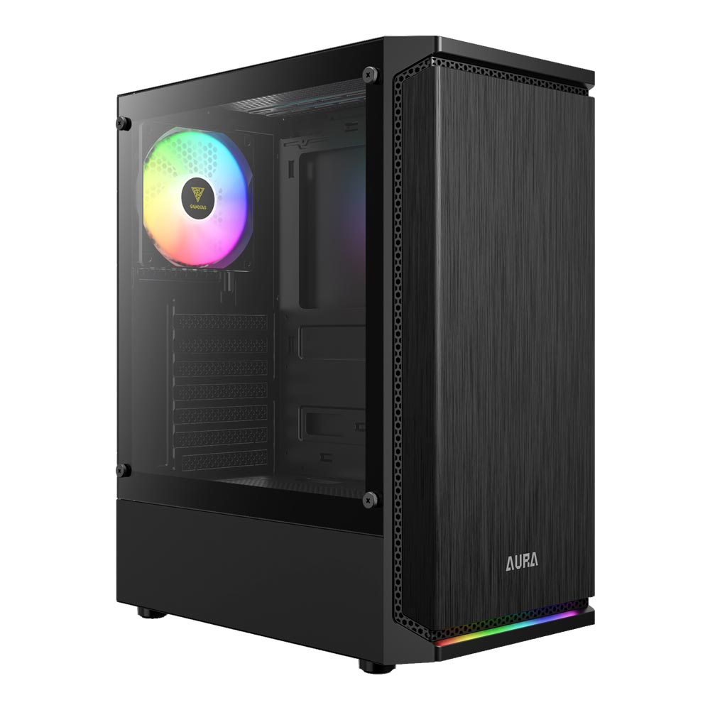 CASE (เคส) GAMDIAS AURA GC8 ARGB (BLACK) (ATX)