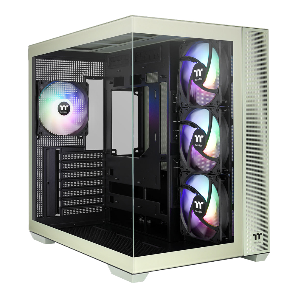 CASE (เคส) THERMALTAKE VIEW 380 TG ARGB MATCHA GREEN (ATX)