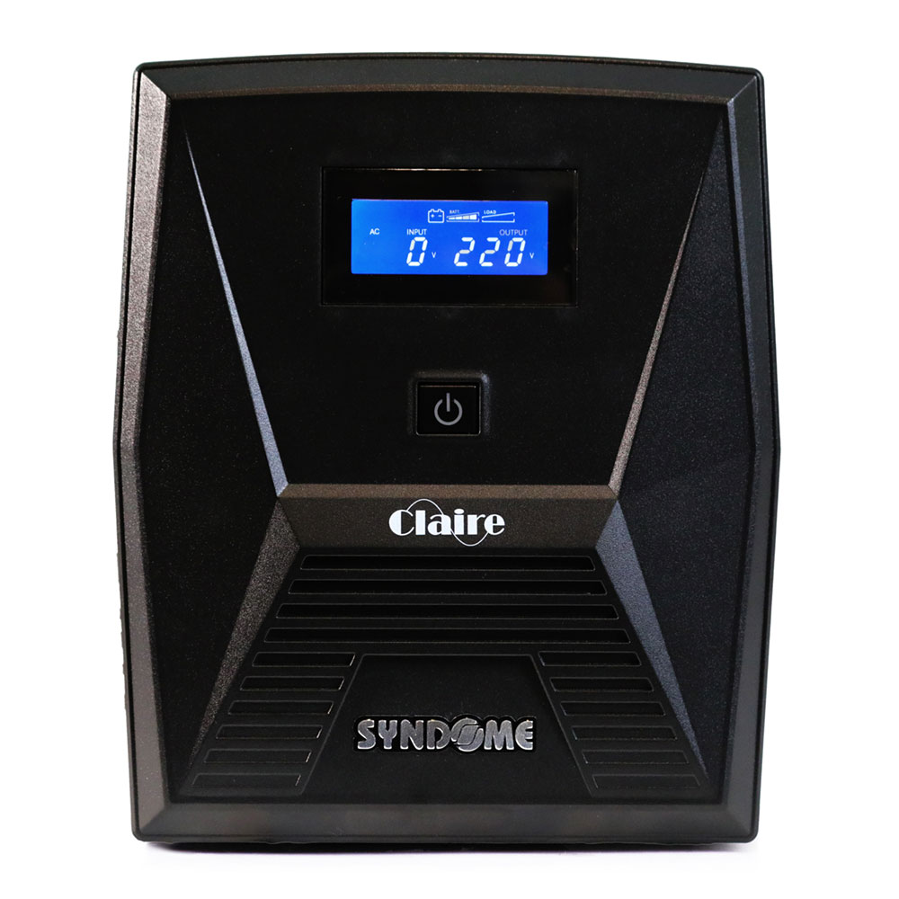 UPS (เครื่องสำรองไฟฟ้า) SYNDOME CLAIRE-1500 (1500VA/900WATT)