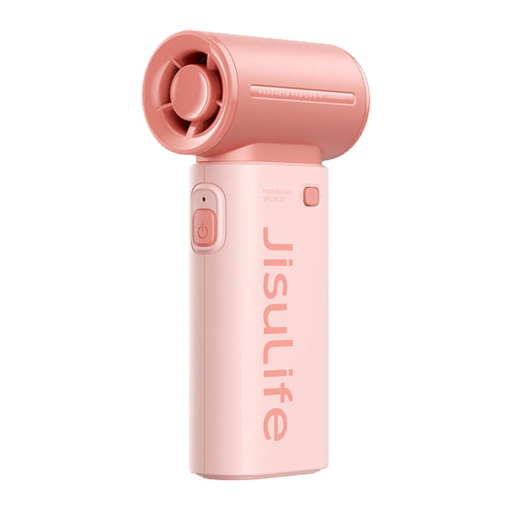 HANDHELD MINI FAN (พัดลมพกพาขนาดเล็ก) JISULIFE LIFE 9 HANDHELD FAN 3600 MAH (PINK)