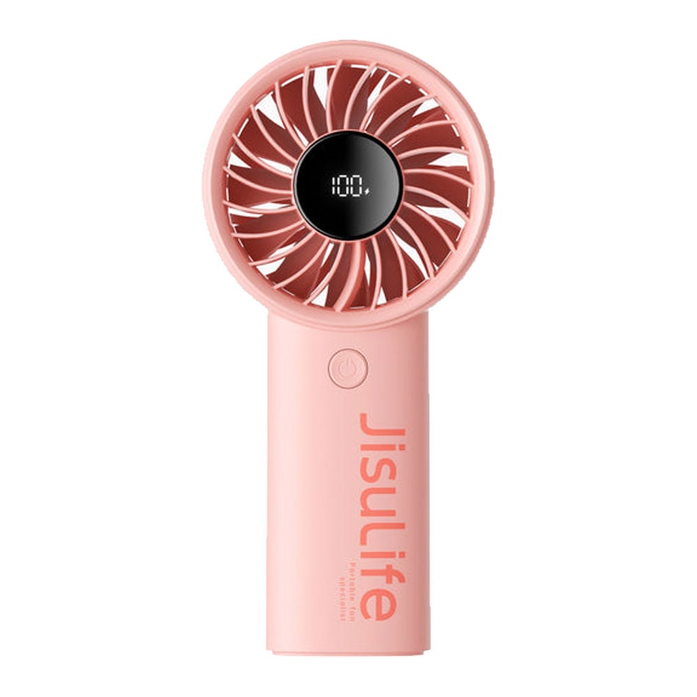 HANDHELD MINI FAN (พัดลมพกพาขนาดเล็ก) JISULIFE LIFE 4 HANDHELD FAN 5000 MAH (PINK)
