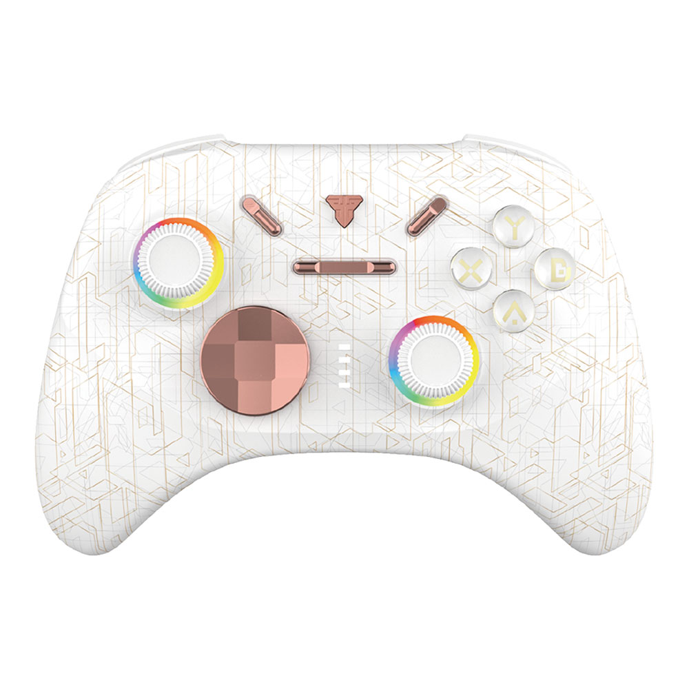 WIRELESS CONTROLLER (คอนโทรลเลอร์ไร้สาย) FANTECH EOS PRO MULTI-PLATFORM GAMEPAD (WHITE) (WGP-15)