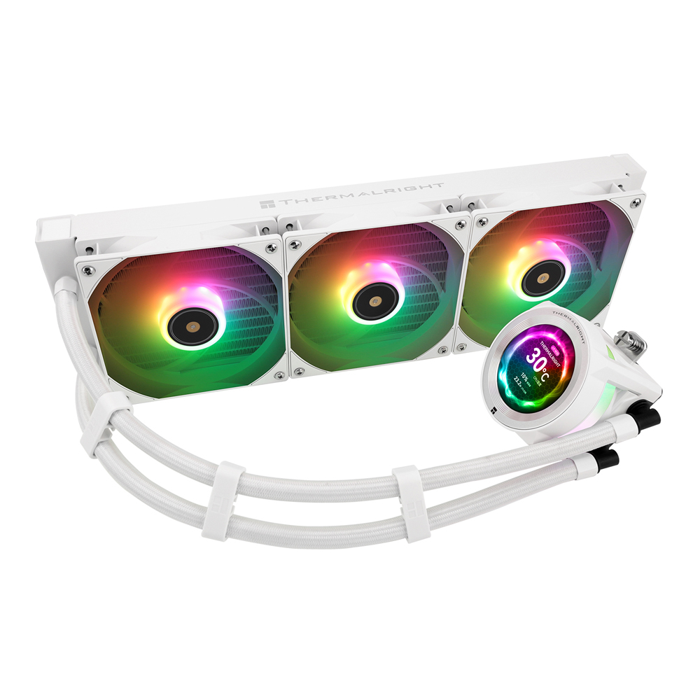 CPU LIQUID COOLER (ระบบระบายความร้อนด้วยน้ำ) THERMALRIGHT CORE VISION 360 WHITE ARGB